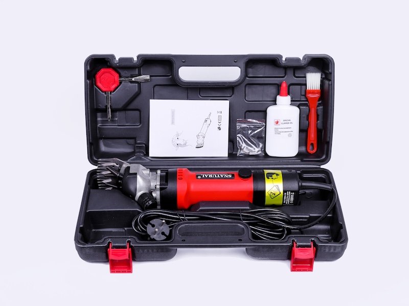 Snatural Heavy-Duty Sheep,goats electric wool Shearing Machine – 1600W Wool Clipper(red) - Image 3