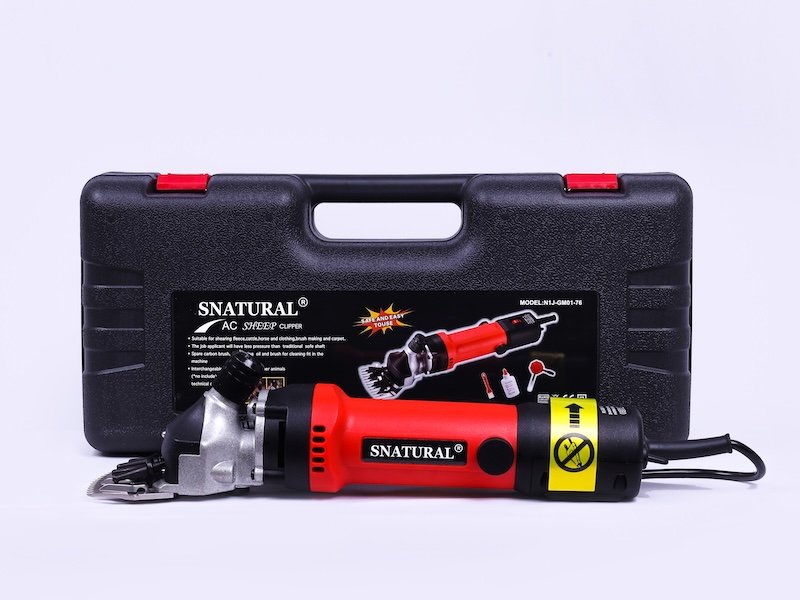 Snatural Heavy-Duty Sheep,goats electric wool Shearing Machine – 1600W Wool Clipper(red) - Image 2