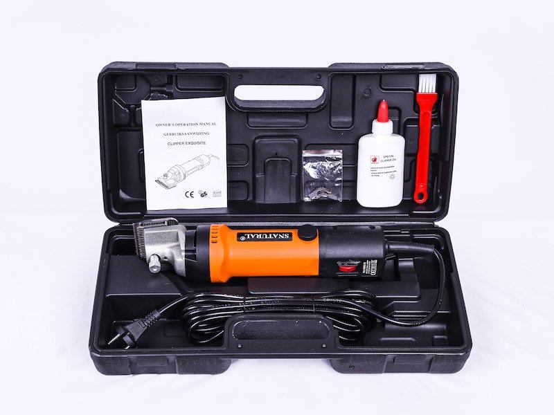 Snatural® 1600W Heavy Duty Electric Horse Clipper – Professional Grooming Machine for Horses & Cattle (Orange) - Image 2